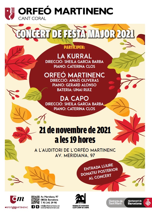 Concert Coral de Festa Major