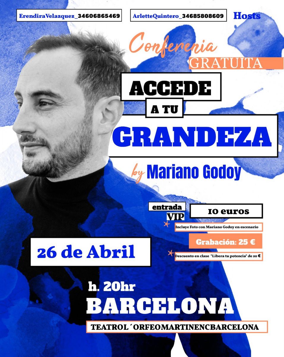 Conferencia: Accede a tu grandeza
