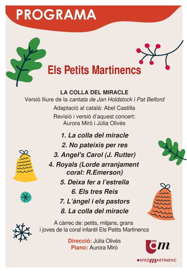 Concert de Nadal dels Petits Martinencs