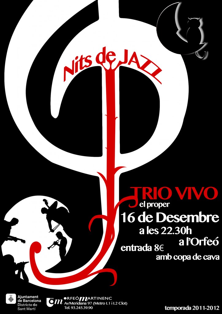 Concert de jazz amb el grup Trio Vivo